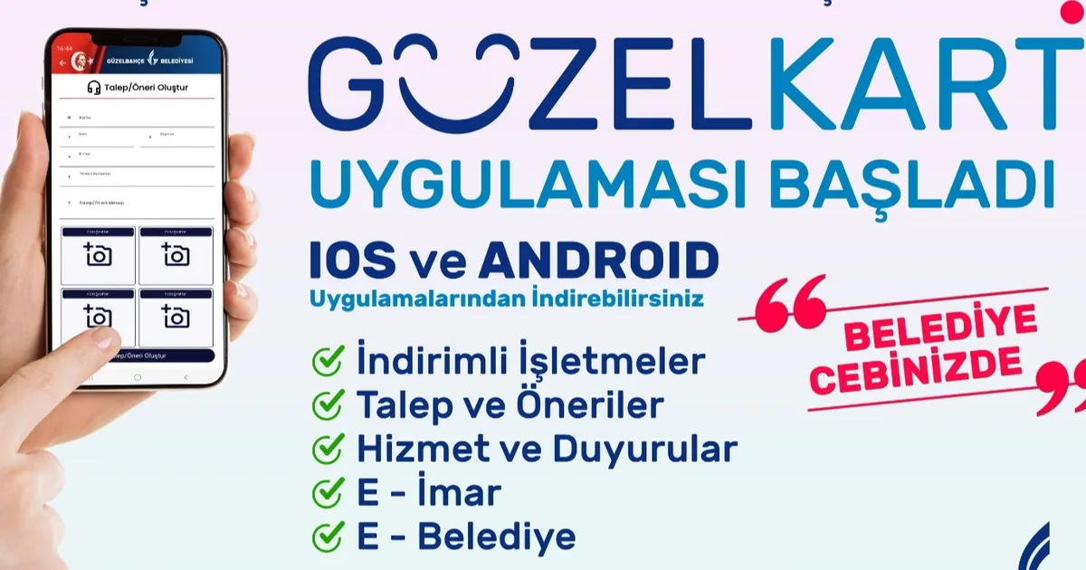 İzmir Güzelbahçeli vatandaşlara mobil hizmet